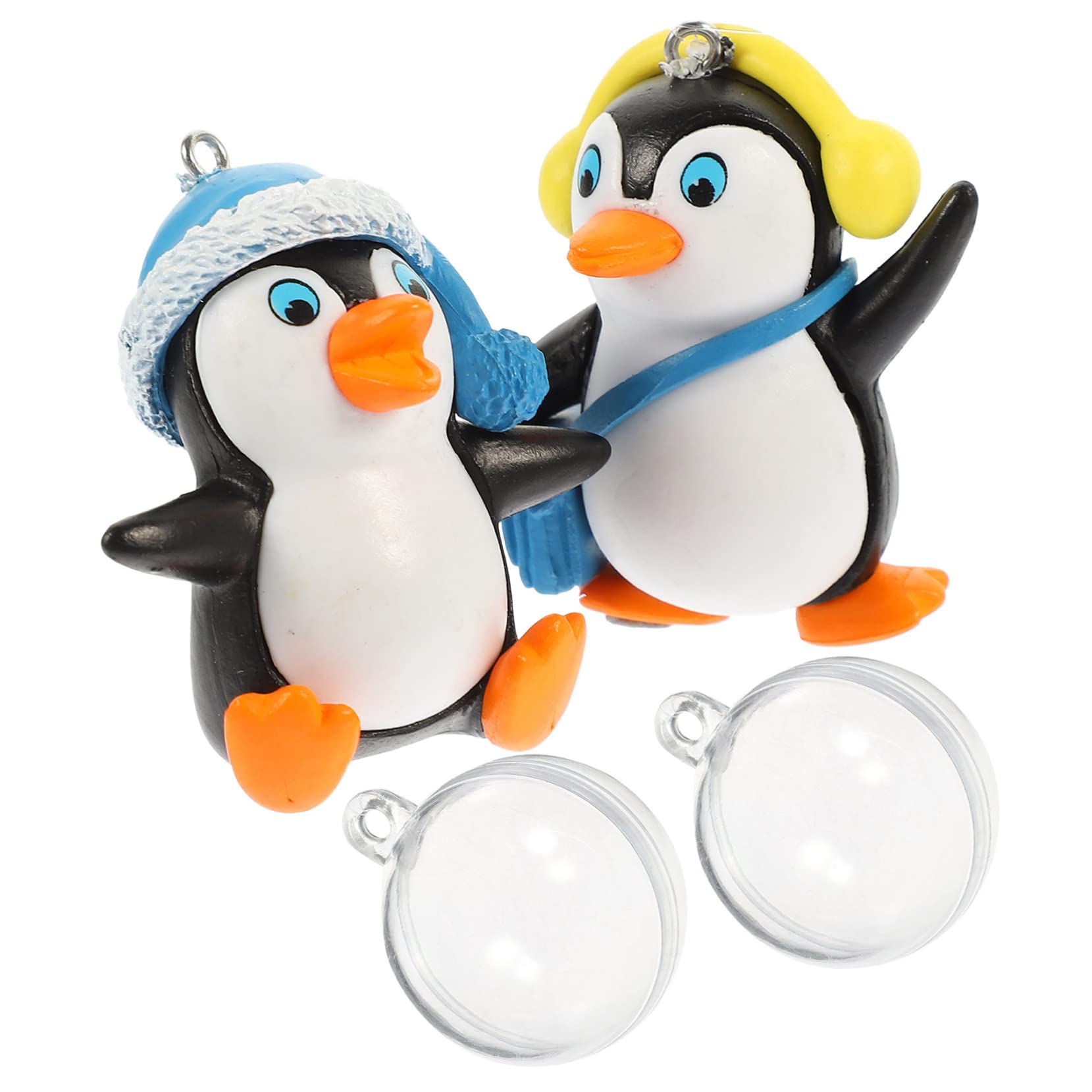 BESPORTBLE 16piezas Adornos Flotantes De Pingüino Adorable para Acuario Decoración Creativa y Natural De Pecera De Diseño Compacto y Duradero