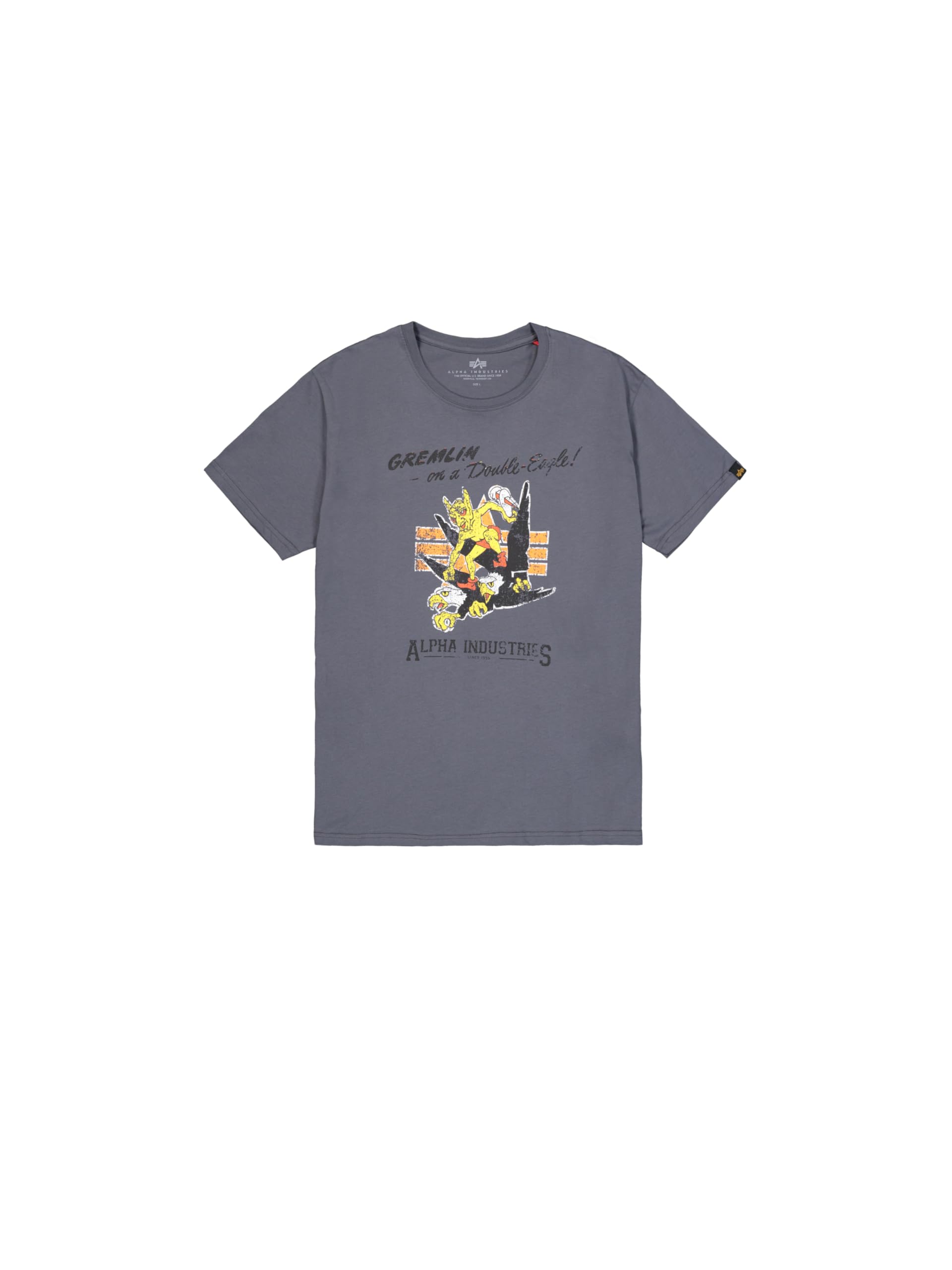 Alpha Industries Gremlin T-Shirt for Men Greyblack