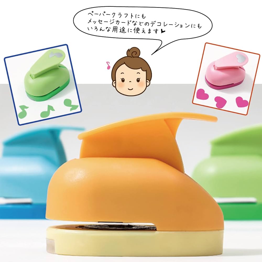 Amazon.co.jp: ヒロワールドトレード クラフトパンチ 4個セット