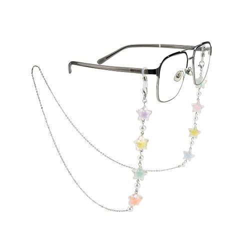 shionreiy Stylish Women's Glasses Chain - Eyeglass & Sunglasses Chains Holder for Around Neck, Eyewear Retainer Strap
