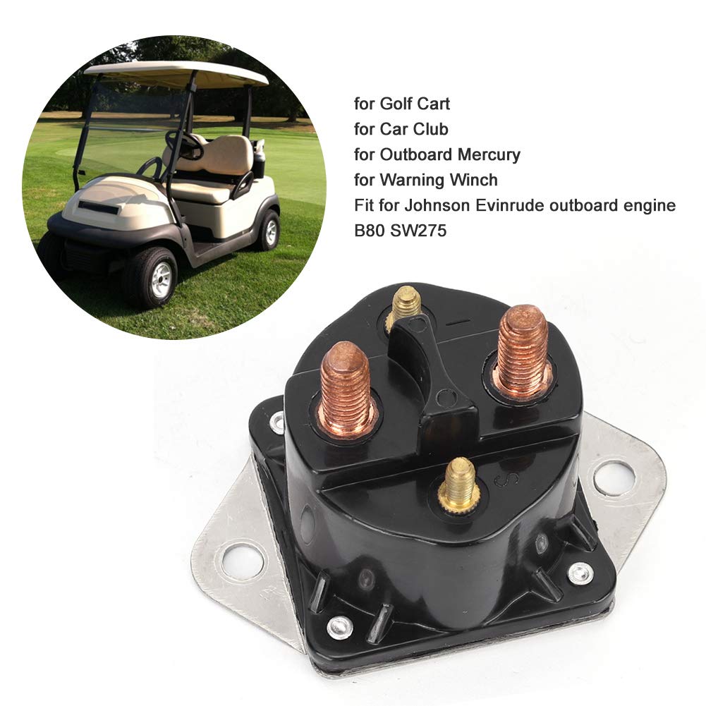 Relè Solenoide Verricello Sostituzione Relè Solenoide Controllo Verricello in Acciaio Inossidabile 4 Terminali 72631 Accessori 12V