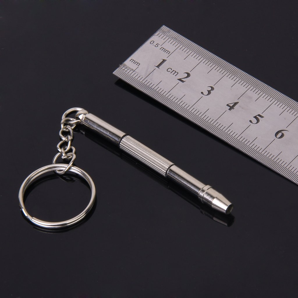 Sugra 3-in-1 Eyeglass Screwdriver Hand Tools Eyeglass Sunglass Repair Tool with Keychain 2