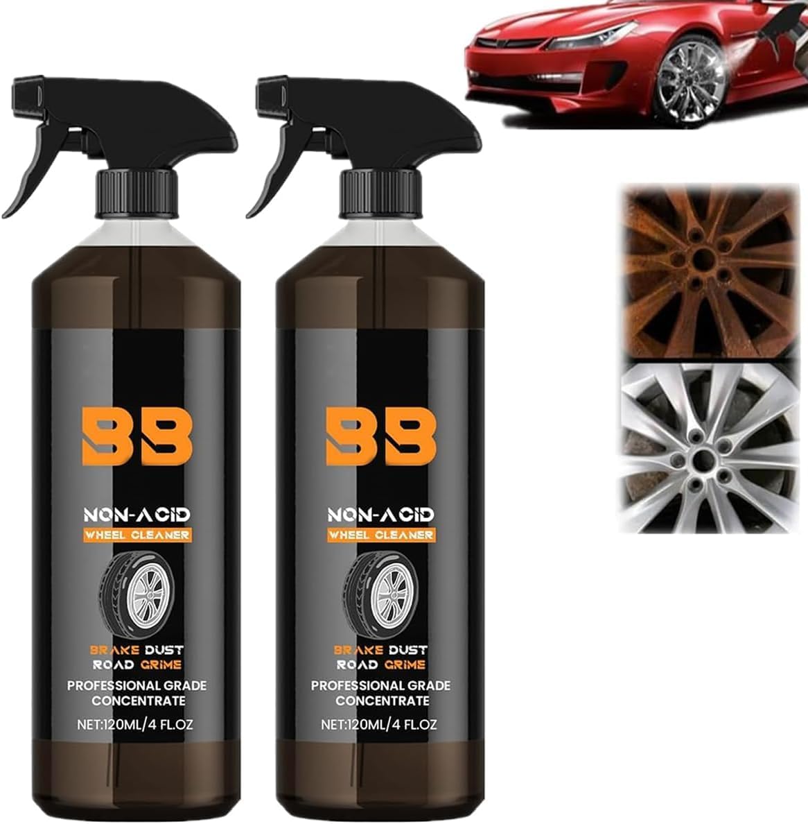 Generic Brake Bomber Cleaner Powerful Wheel Cleaner, Non