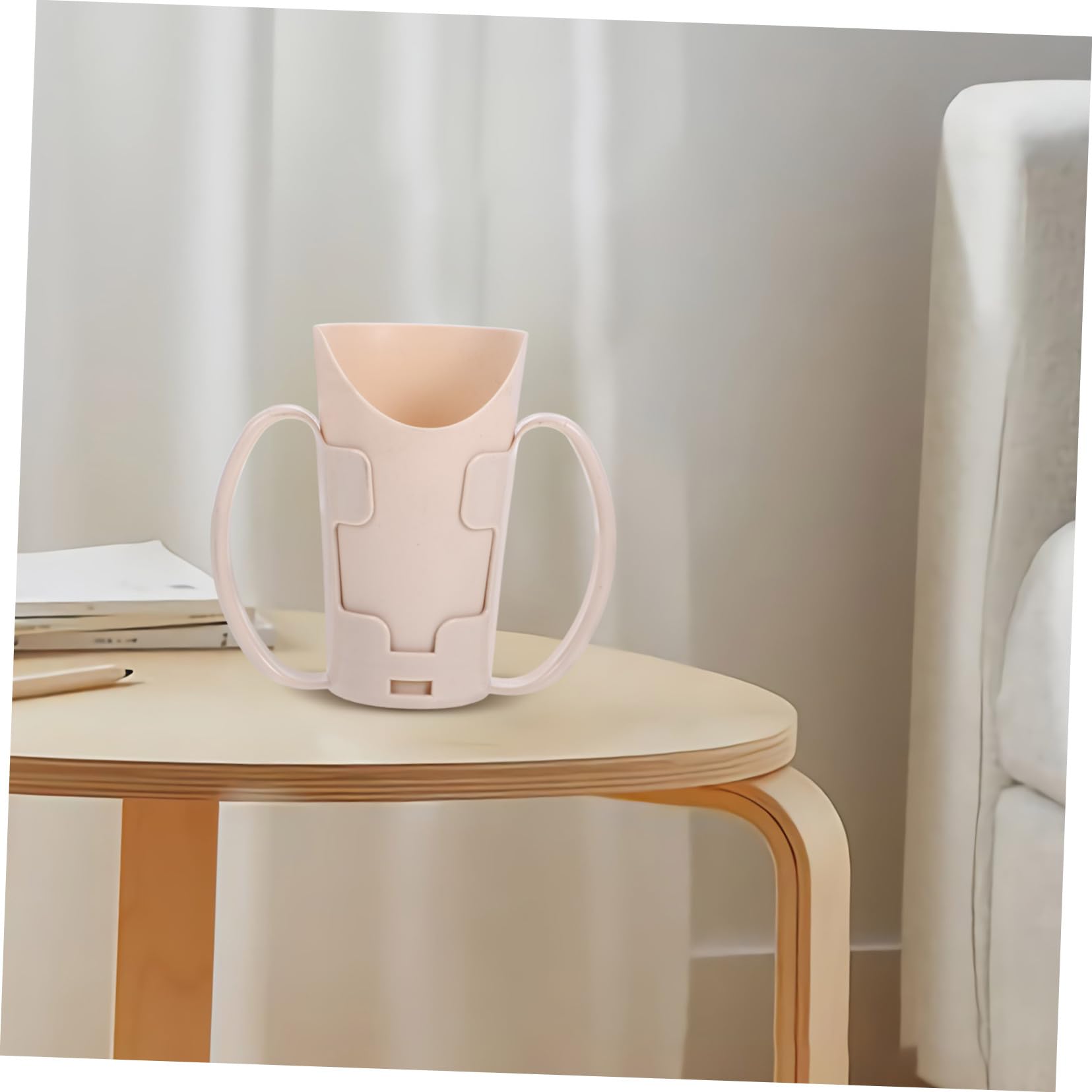 Taza Para Beber Con Doble Asa Para Personas Mayores Vaso Para Disfagia Con Apertura Inclinada Antiahogos Ayuda Para RehabilitacióN Y PrevencióN De Derrames En Pacientes Encamados