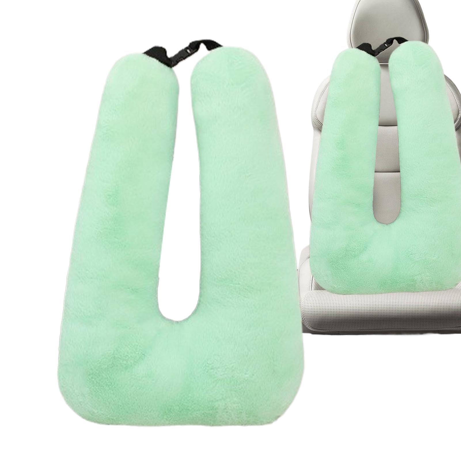 Cuscino da viaggio per bambini, morbido cuscino per dormire a forma di U, per adulti, leggero, rimovibile, per dormire, collo, poggiatesta e cintura di sicurezza, strumento per adulti e bambini | Cuscini Da Viaggio Ergonomici Supporto Collo E Corpo Poggia