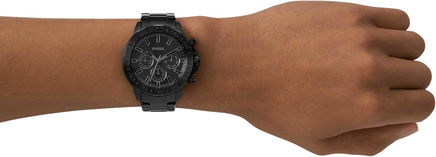 FOSSIL メンズ BANNON マルチファンクション ブラックトーン ステンレススチールウォッチ、BQ2587人気売れ筋ランキング