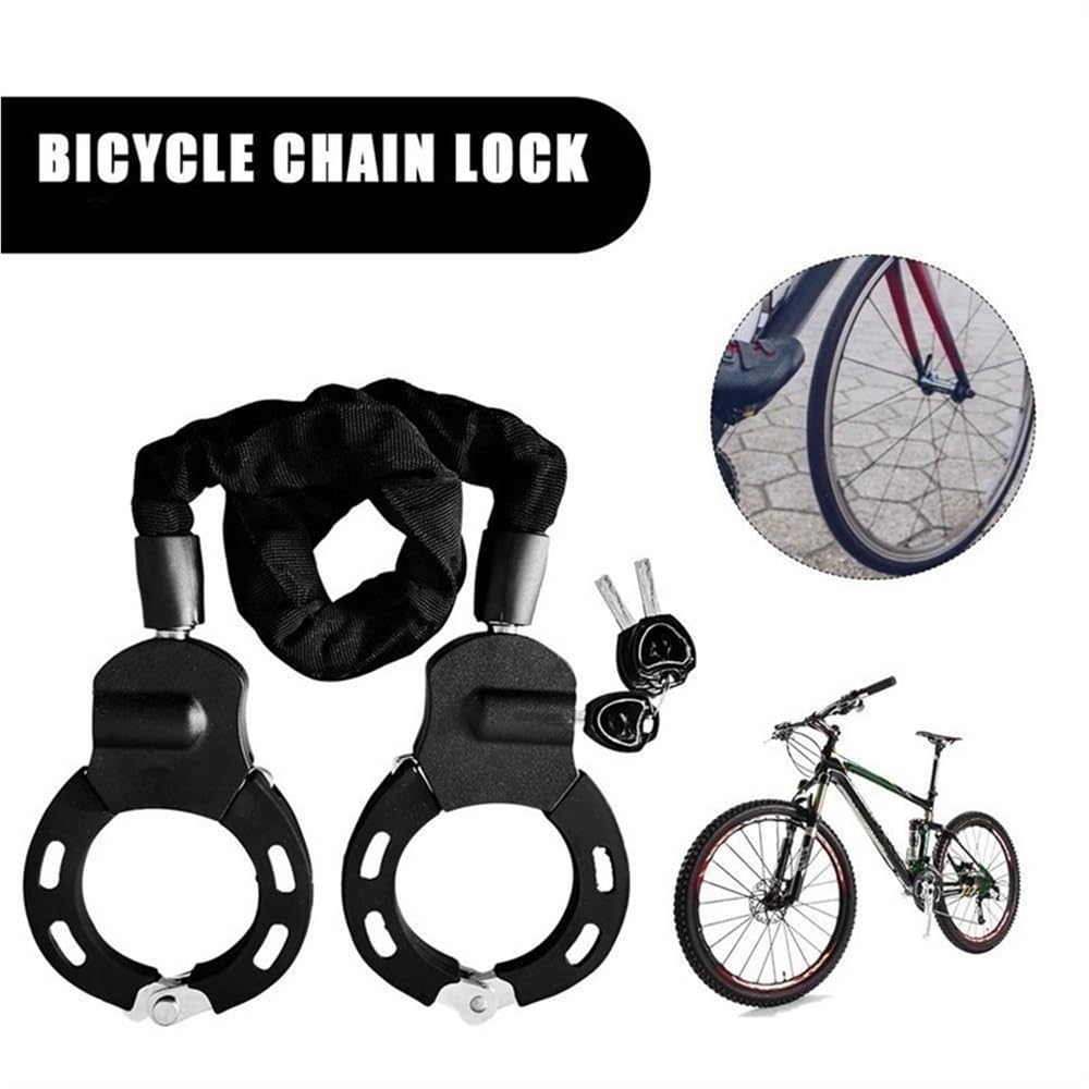 Lucchetto a Catena di Sicurezza for Bici da Strada MTB con Chiavi Lucchetto antifurto for Bici Lucchetti ad Alta Sicurezza Accessori for Ciclismo for Scooter elettrici