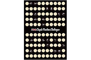 Valentine's Day 17.8" Scratch-off Poster: 100 Sex Poses Challenge