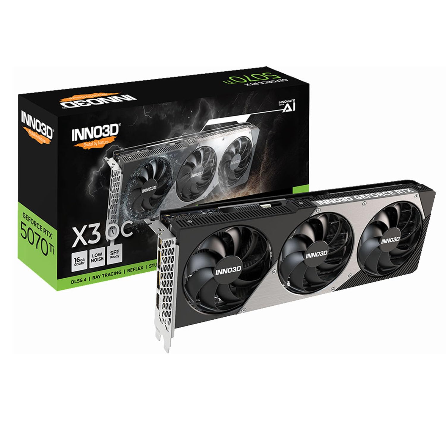 グラフィックボード・グラボ・ビデオカード INNO3D GeForce RTX 5070 TWIN X2 INNO3D GeForce RTX 5070 D7 12GB TWIN X2 Gaming Graphics