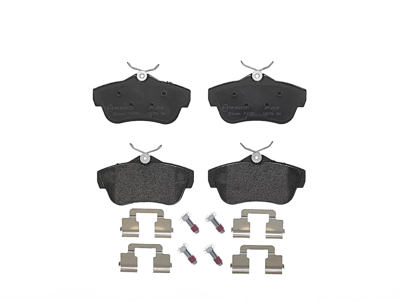 Brembo P 61 095 - Pastiglia Freno - Posteriore-image