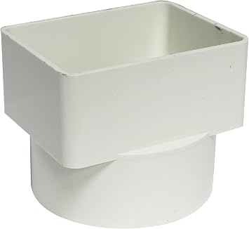 Canplas 414434BC PVC Sew 3X4X4 Down Spout Adaptor