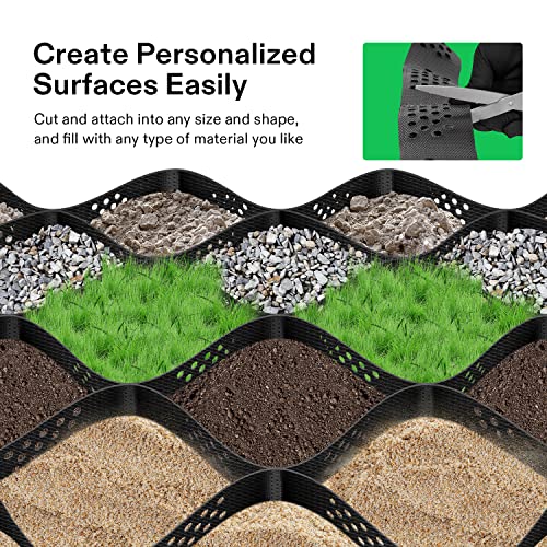 Image of VIVOSUN 3'' Depth Ground Grid, 9x17 ft, High-Density HDPE Geo Cell