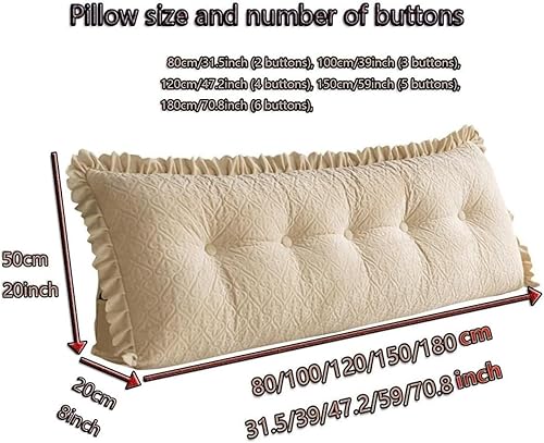 Miniatura 4 de Almohada de lectura triangularalmohada larga para cabecero, almohada de cama de lectura, respaldo triangular, cojín de apoyo de posicionamiento de