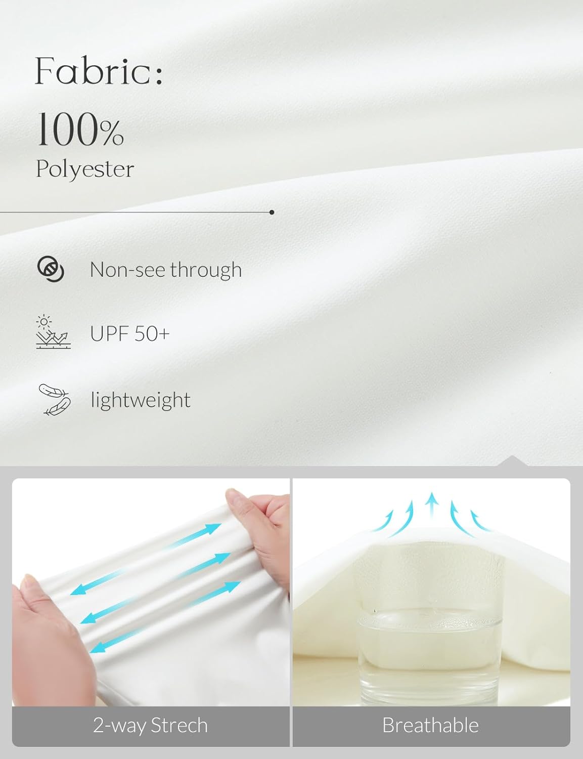 baleaf Women's Golf Pants Straight Leg Stretch Work Travel Pant with Pockets Dressy Bussiness Casual Slacks UPF 50+ - Image 4