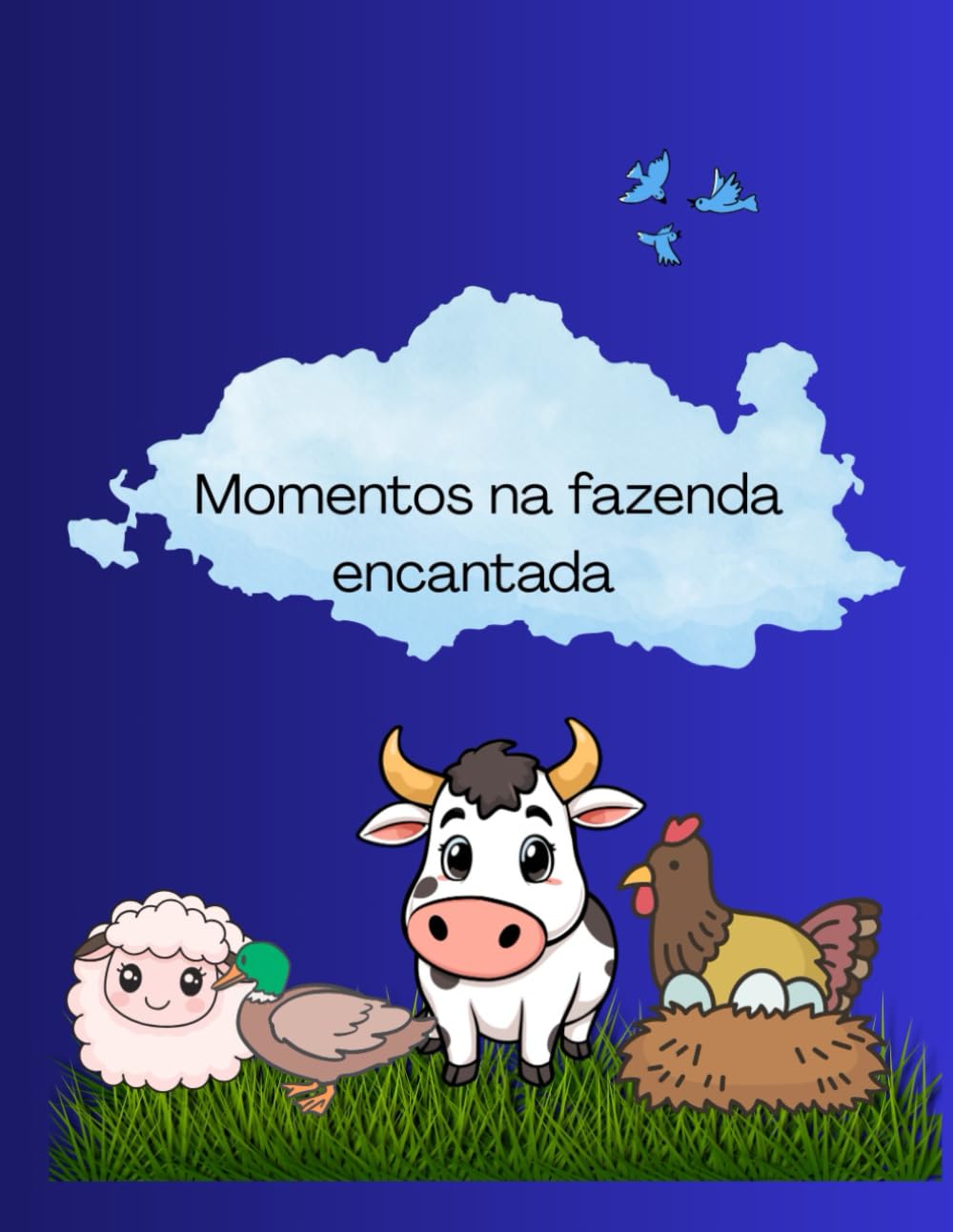 Momento na Fazenda Encantada: Livro de colorir