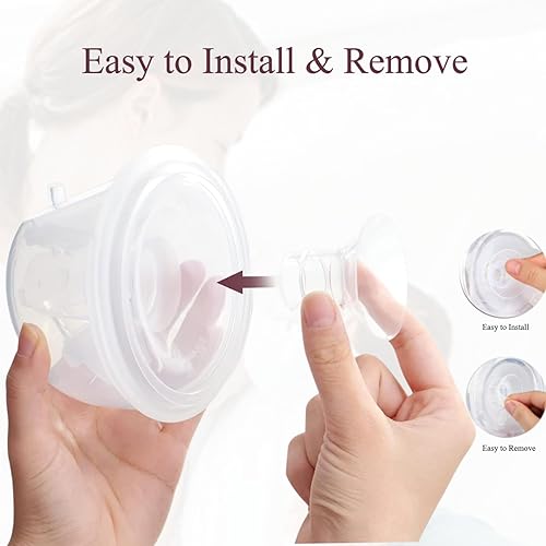 Miniatura 6 de Insertos de brida de 0.59 pulgadas, 6 unidades, compatibles con Momcozy S12 ProS9 ProS12S9, adecuado para MedelaSpectraElvieWillowTSRETE 0.945 in