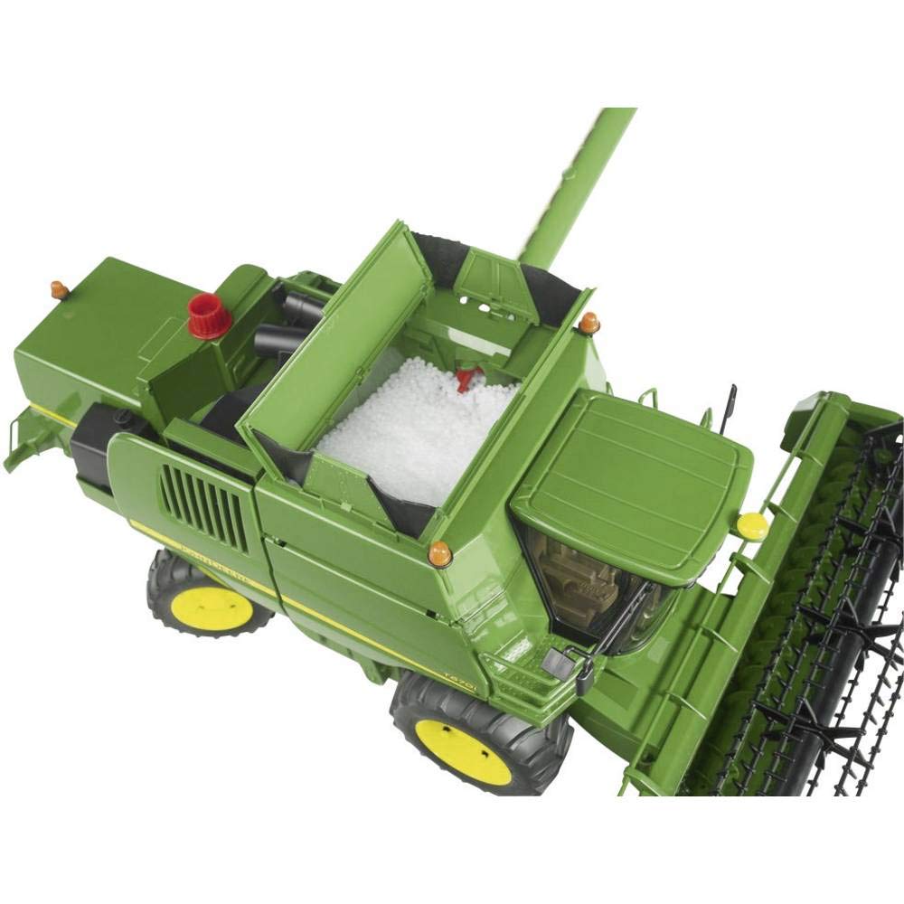 bruder - 02132 - John Deere Combine T670i - 1:16 Vehículo, Granja, Agricultura, Tractor, Bulldog, Cosechadora, Trabajo de campo | Cosechadora para granja, agricultura, juguete a partir de 4 años, escala 1:16