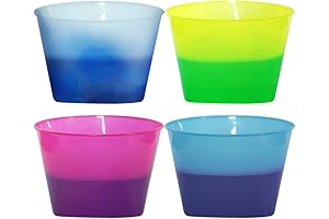 Color Changing Mood Bowls, Set of 8 for Kids Ice Cream Fun