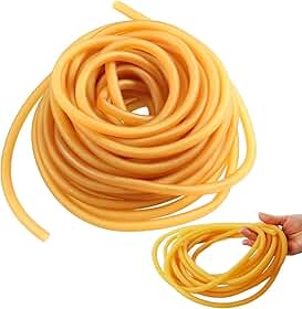 Tubo de Borracha Latex 3m para Exercios Alongamento Estilingue Hospitais Laboratório (N203)