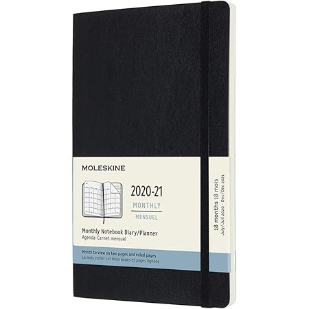 Moleskine - 18-Monats Wochenplaner/Terminplaner, Taschen-Terminkalender 2020/2021