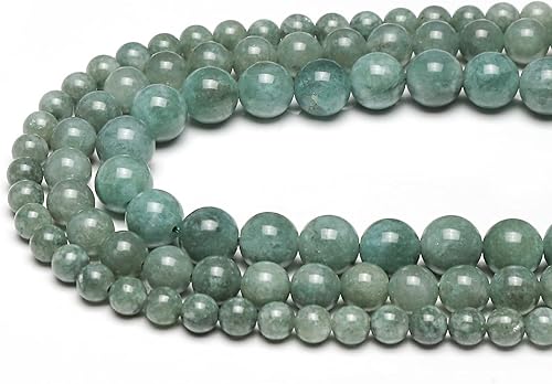 Vista 251 de 45 cuentas de piedras preciosas naturales de ojo de tigre aguamarina natural de 0.315 pulgadas (0.315 in), cuentas redondas sueltas