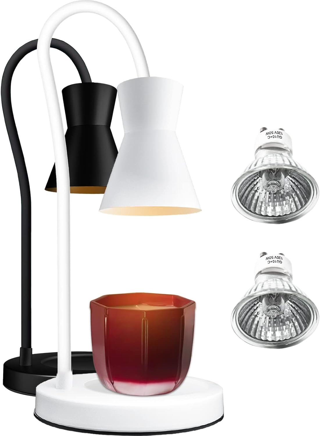 GETOHAN Candle Warmer Lamp, Dimmable Candle Lamp, 360°Adjustable Gooseneck Jar