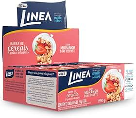 Linea Barra De Cereais Morango Com Iogurte Com 12 Unidades