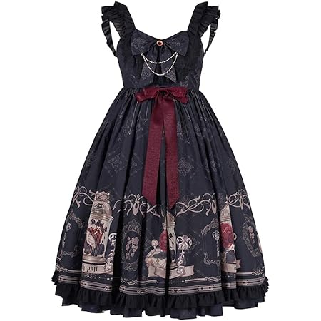 Amazon Co Jp Milky Time ロリータ ワンピース ゴスロリ 風 レディースコスチューム ゆめかわいい お嬢様系 コルセット付き ハロウィン ホビー