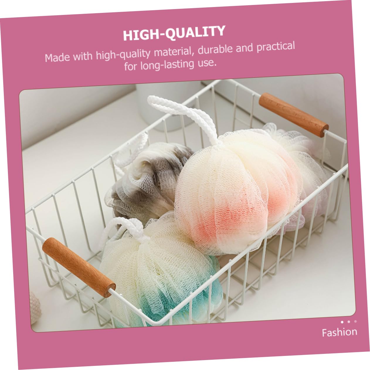 FRCOLOR 8piezas Esponjas De Baño Exfoliantes De Bolas De Estilizadas Para Limpieza y Efectiva Para Familias