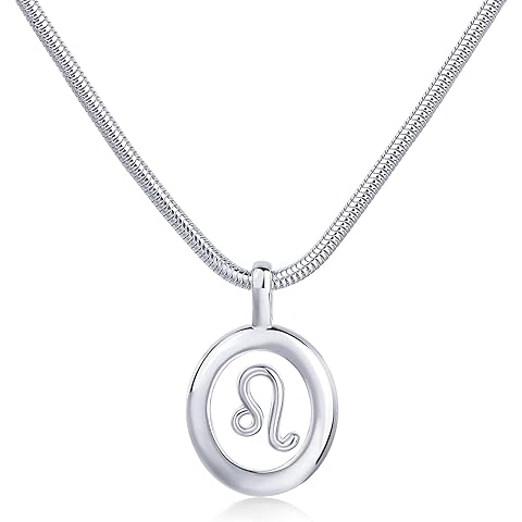 PAVOI 14K Gold Plated Unique Floating Astrology Pendant Necklace for Women - Horoscope Charm Necklace - Dainty Zodiac Gifts