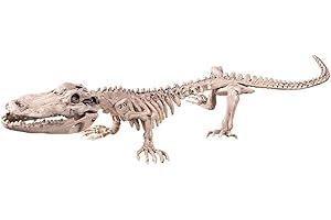 Boland 72259 Skeleton Alligator Size: 16x50 Cm Plastic Alligator Bone Decoration Carnival...