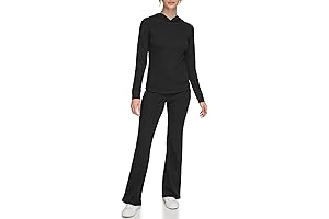 Calvin Klein Performance Women's Pull-on Long Sleeve Kanga Pocket Sweatshirt