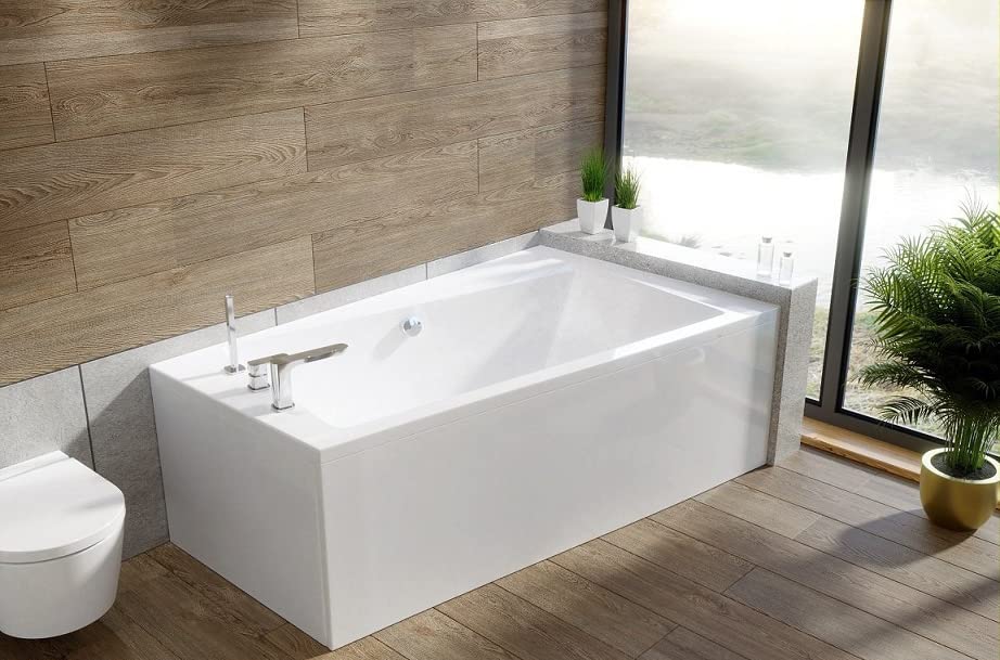 Produktbild von KOLMAN Badewanne Eckbadewanne Mia 130x130, Ablaufgarnitur & Füße GRATIS
