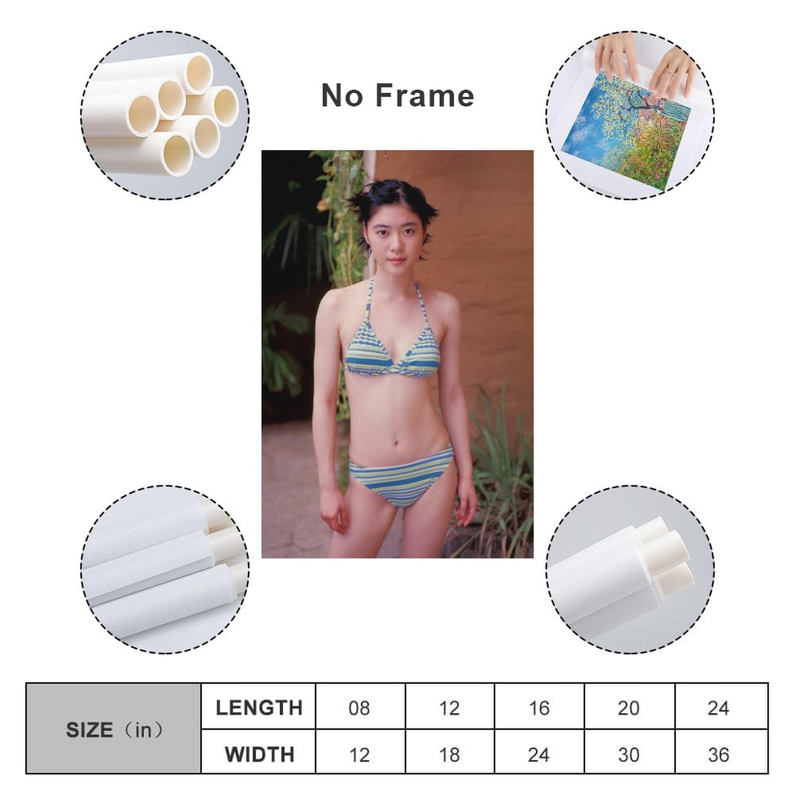 Amazon.co.jp: 上野樹里 Juri Ueno かわいい女優ビキニ写真ポスター (2