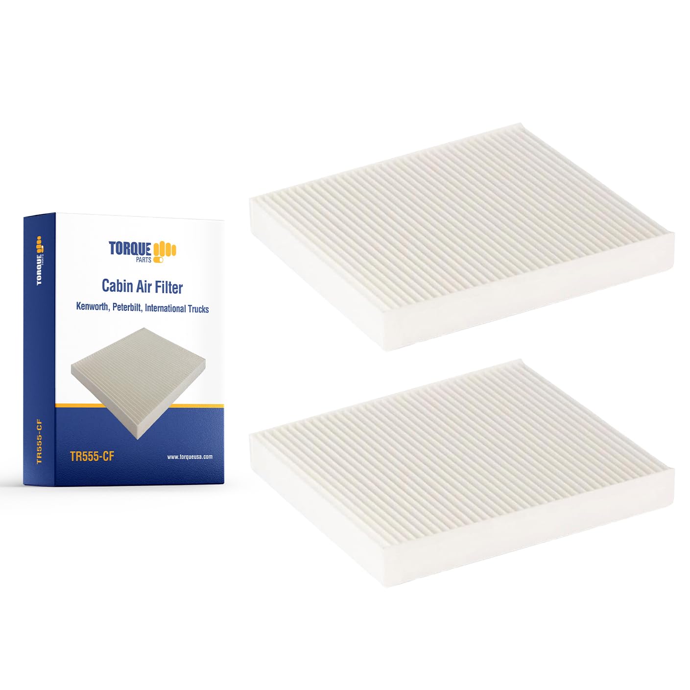 TORQUE CY08221P Cabin Air Filter Compatible with Select Kenworth