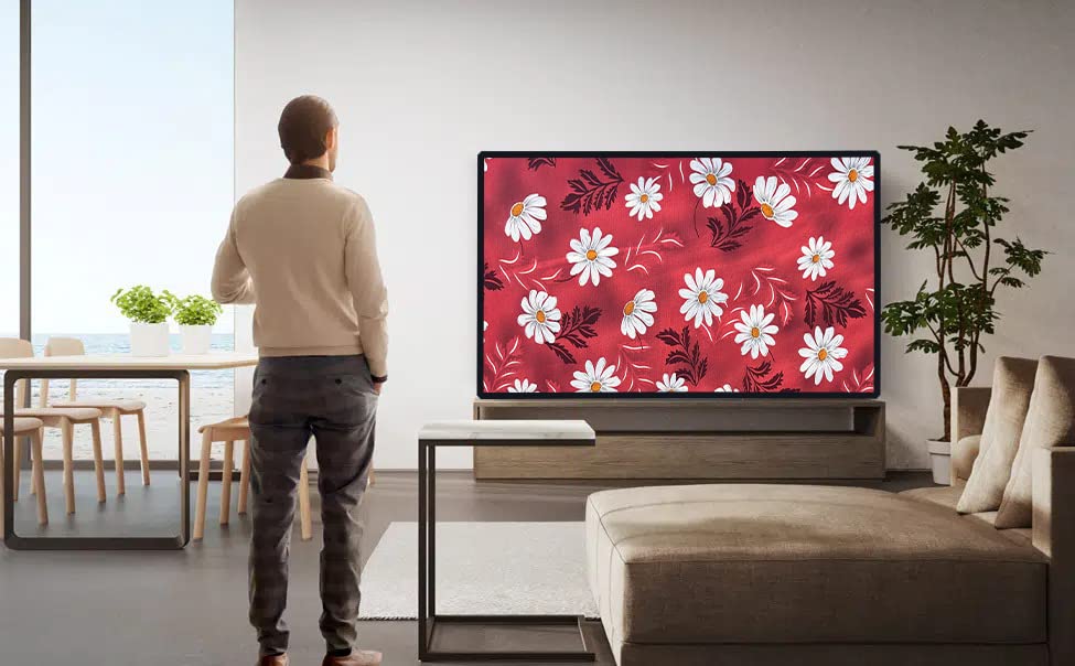 Image of Homeify Printed Smart LED TV Cover for 55 inches (All Model)