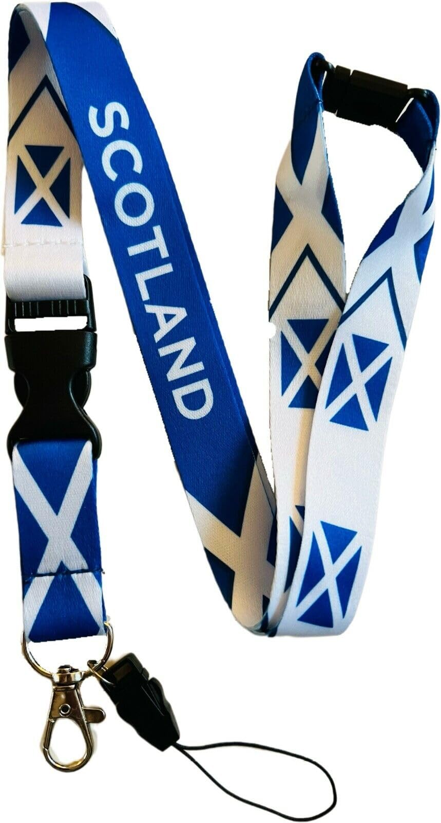 PAC Supplies Global European Country Lanyard/Badge Holder With Safety Breakaway & Detachable Clip (2, Scotland) — image 1