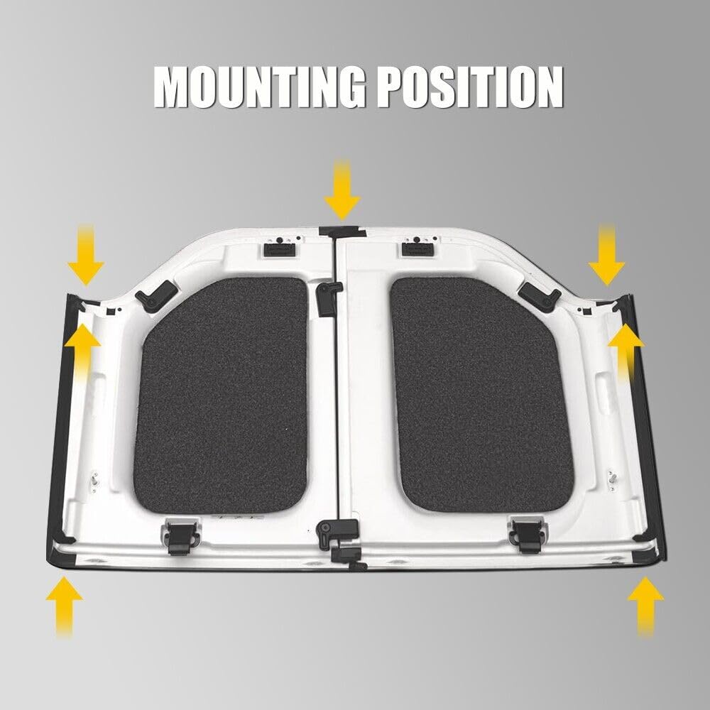 Auto Hard Top Dichtung Kit Dach Schaum Blocker Schiebedach Leck Reparatur Kit Für Jeep Wrangler JK 2007-2017 2/4 Türen Innen Zubehör