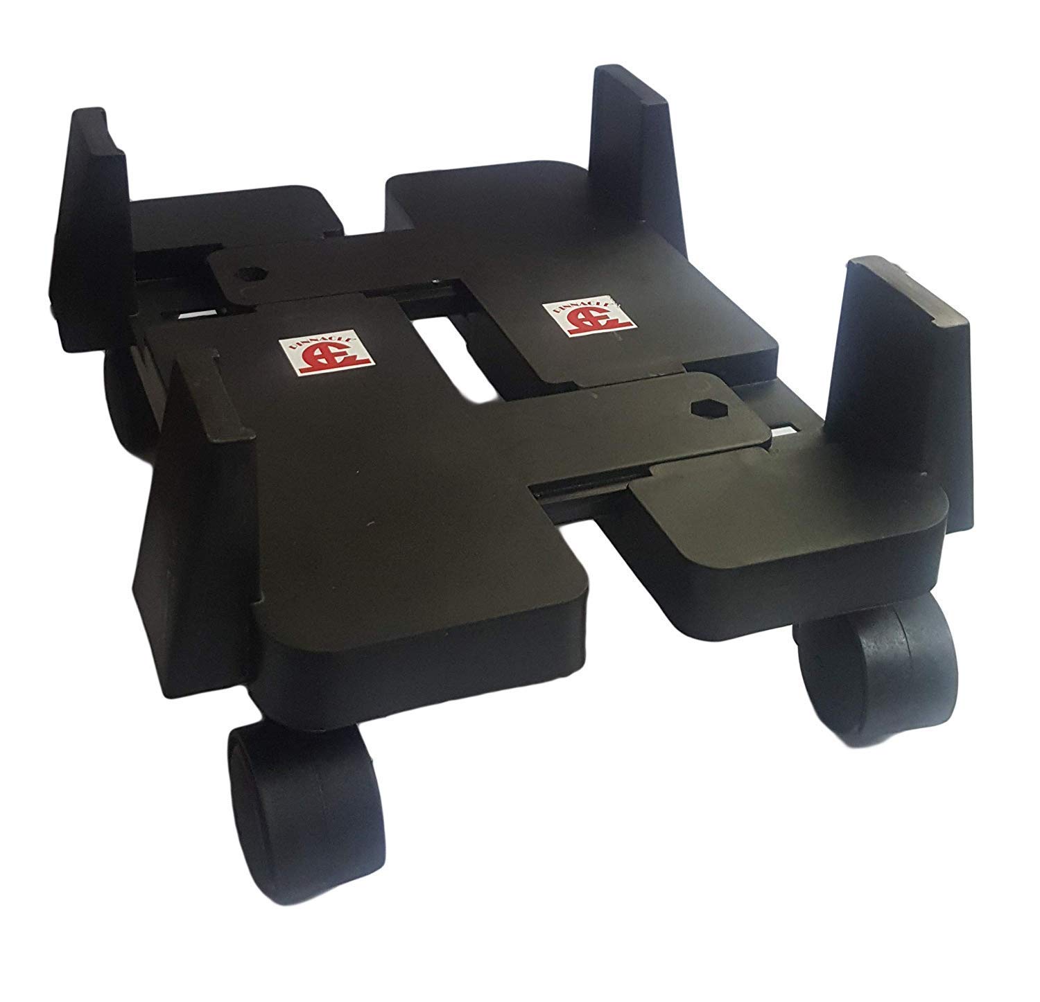 Mishrit CPU Stand Heavy-Duty Construction adjusts | CPU Holder Trolley with Castor Wheels Computer Desktop Rolling Stand | Mainframe Stand Adjustable Computer Tower (Pack of 1).