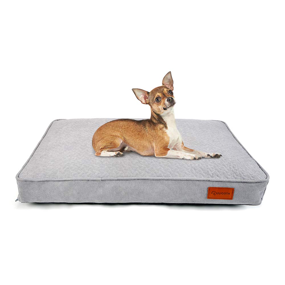 ULIGOTA Hundebett Für Kleine Hunde – Weiche, Rutschfeste Unterlage Für Hundekäfige, Waschbar & Flauschig