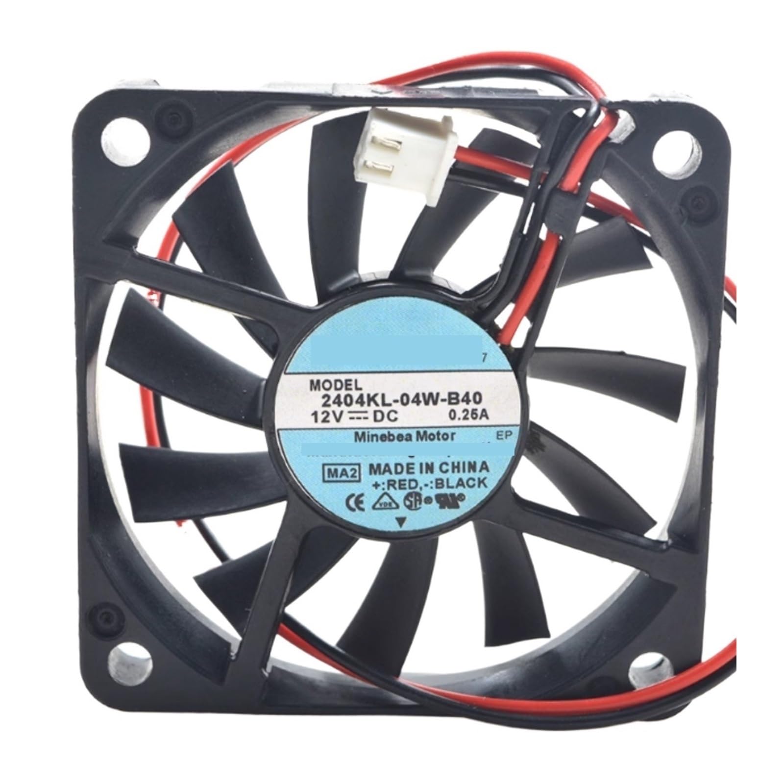 LZIKKGKI 2404KL-04W-B40 6010 60 * 60 * 10mm 12V 0.25A 2 line cooling fan