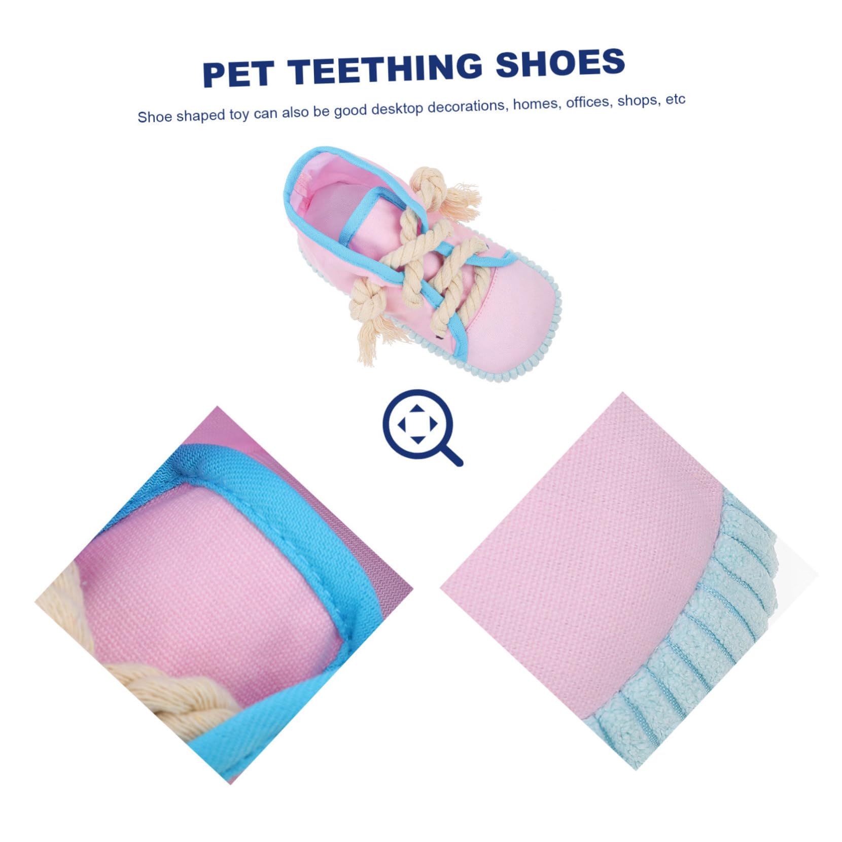 SUPVOX 3pezzi Interattivo Per Domestici Scarpe Cartoon Masticare Per e Resistente Per La e Combattere La Noia
