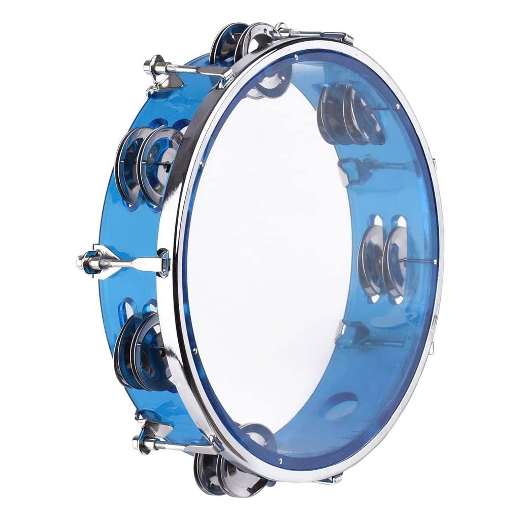 LIOONS Tambourin à Tambour à la Mode avec Cloches à Double rangée