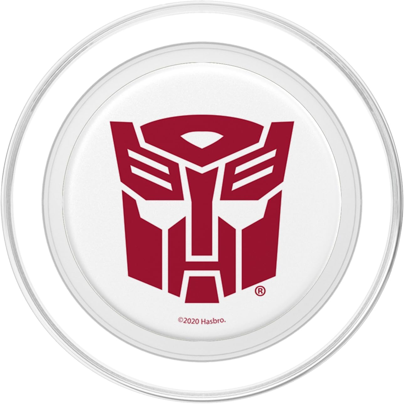 Transformers Autobots Red Outline Robot Logo PopSockets PopGrip for MagSafe