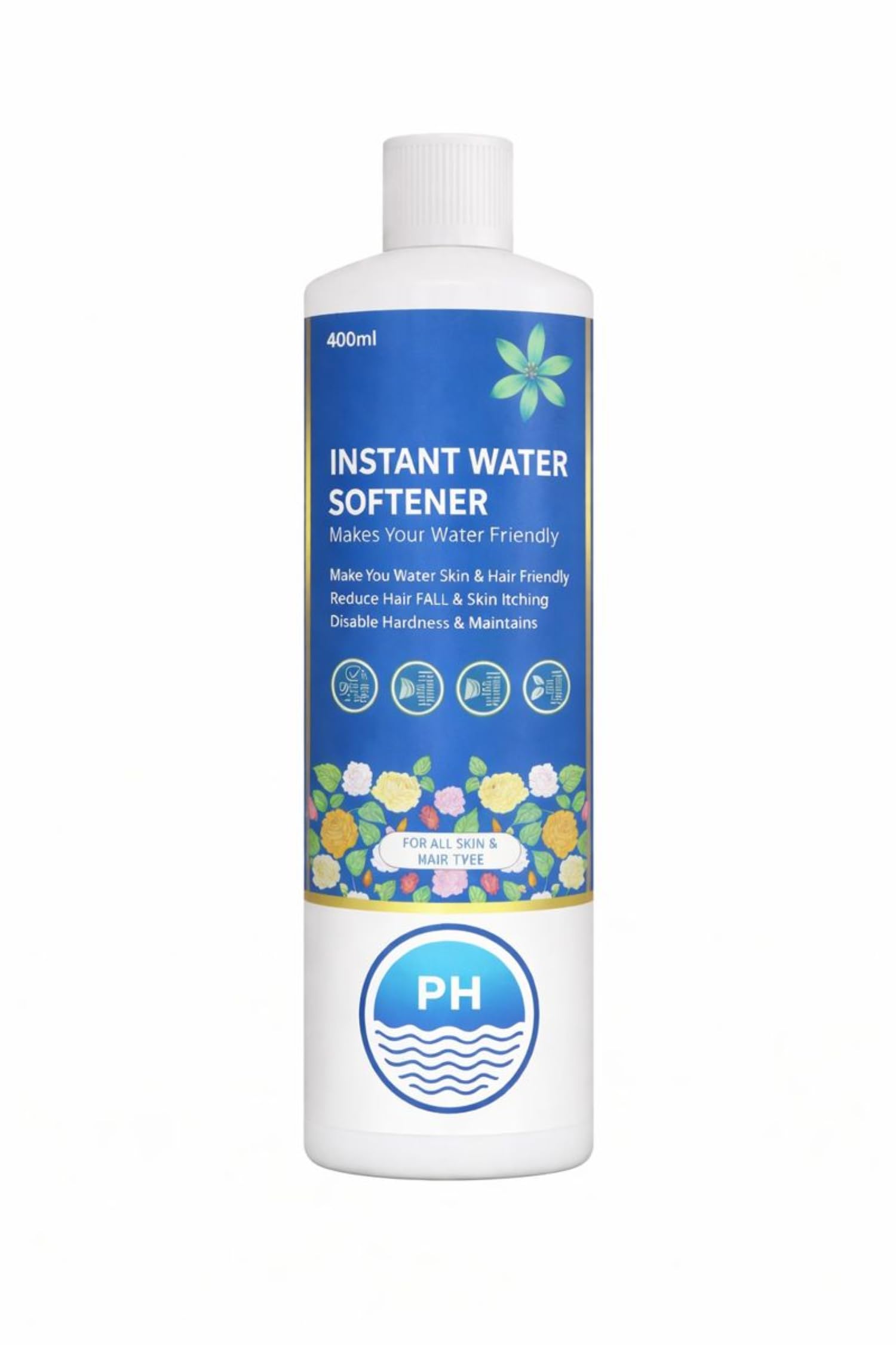 Instant Water Softener for Bathing (400 ml) | pH Balanced Formula | Makes Hard Water Hair & Skin Friendly | Helps Reduce Hair Fall & Skin Itching | Suitable for All Skin & Hair Types-image-13