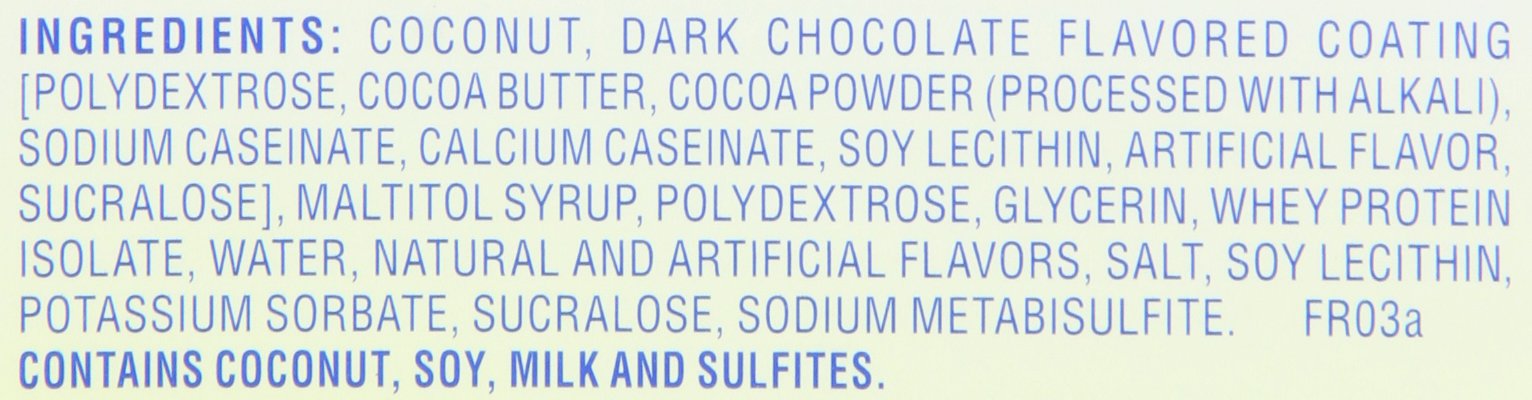 Atkins Endulge Bars, Chocolate Coconut, 5-Count 1.4-Ounce Bars (Pack of 3)