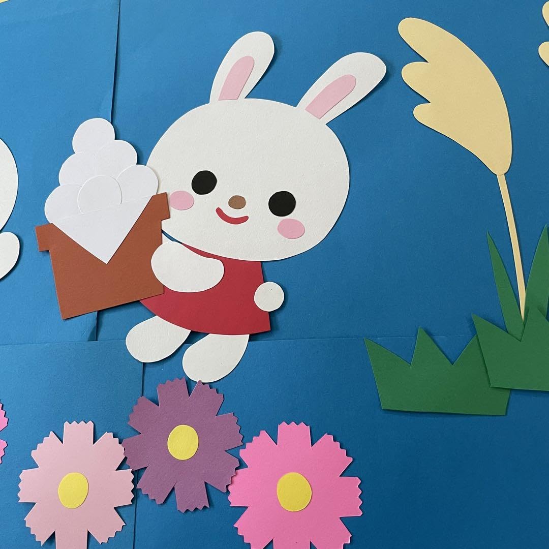 ♥♡*お月見飾り*秋飾り*♡♡♥ Amazon.co.jp: 壁面飾り お月見 秋 : Toys & Games