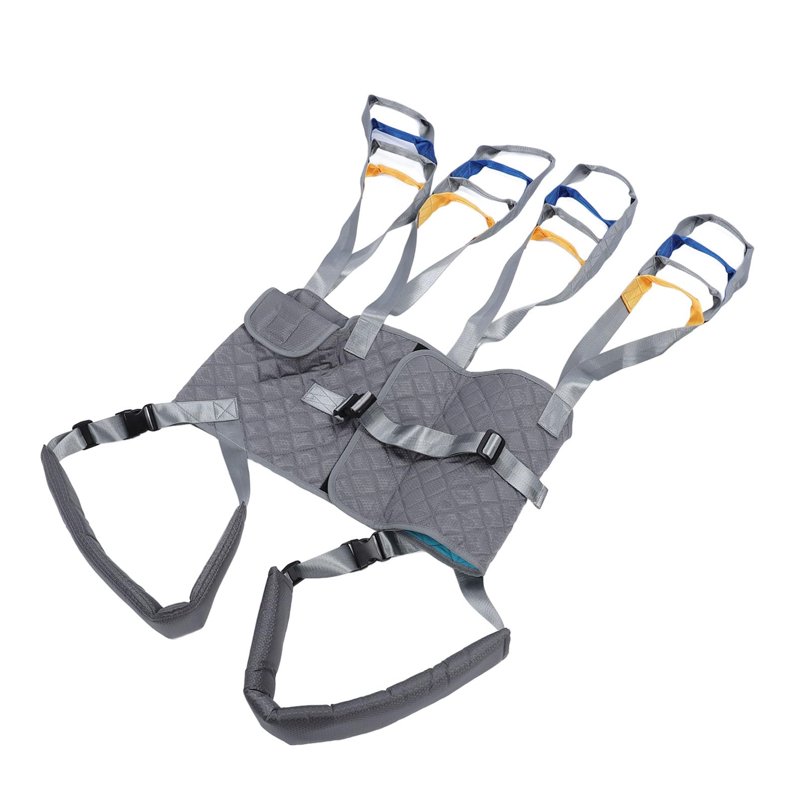 Élingue de Marche pour élévateur de Patient, Aides à la Marche Debout, Ceinture de Soutien de Marche Rembourrée et Confortable, Harnais de Marche Portable pour Tout le Corps,