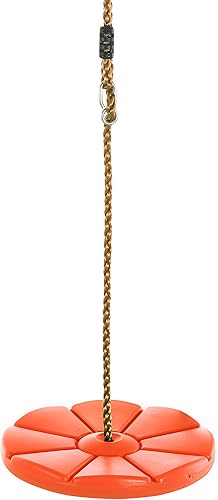 Miniatura 8 de Machrus Swingan Cool Disc Swing con cuerda ajustable, totalmente montado, verde menta