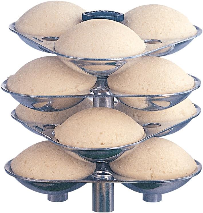 Hawkins Mini Idli Stand - 12 Mini Idlis, (For 3 Litre and bigger Pressure Cooker), Silver (ID12S),Aluminium